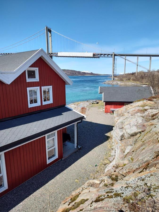 Tjeldsundbrua Overnatting - Sjohus1 Evenskjer Kültér fotó